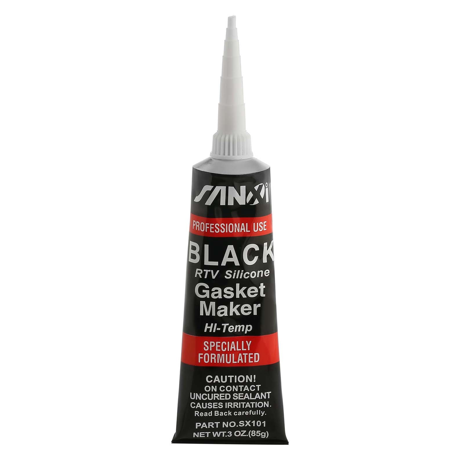 High Temperature Seal Heat Resistant Silicone Hi Temp Glue Sealant Exhaust Black