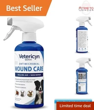 Plus Dog Wound Care Spray 16 Oz Healing Skin Repair Animal First Aid