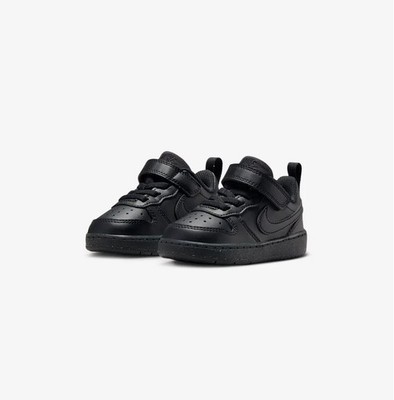 Toddler's Nike Court Borough Low Recraft Triple Black (DV5458 002)