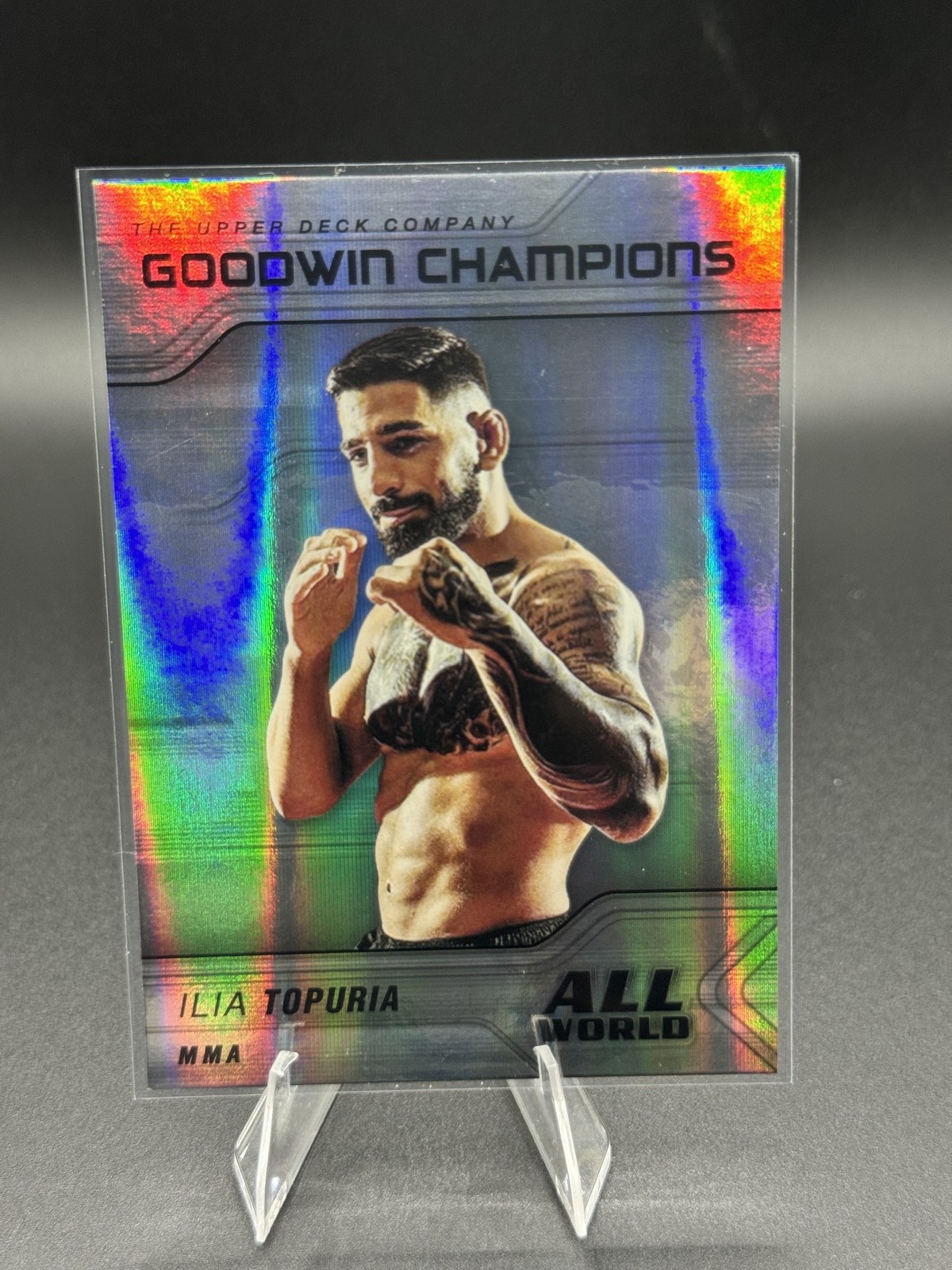 2023 Upper Deck Goodwin Champions - All-World Ilia Topuria #AW-5