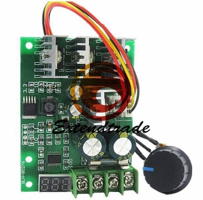 Motor Speed Controller Module Dimmer   Regulator PWM 30A+ Display DC6-60V #zc