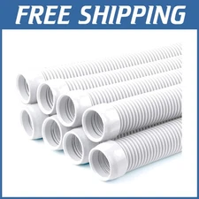 Durable 1.5" Pool Cleaner Hose Kit - 8 Pack