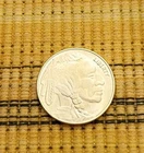 .999 Fine Indian Head/Buffalo Design .25 oz Silver Round