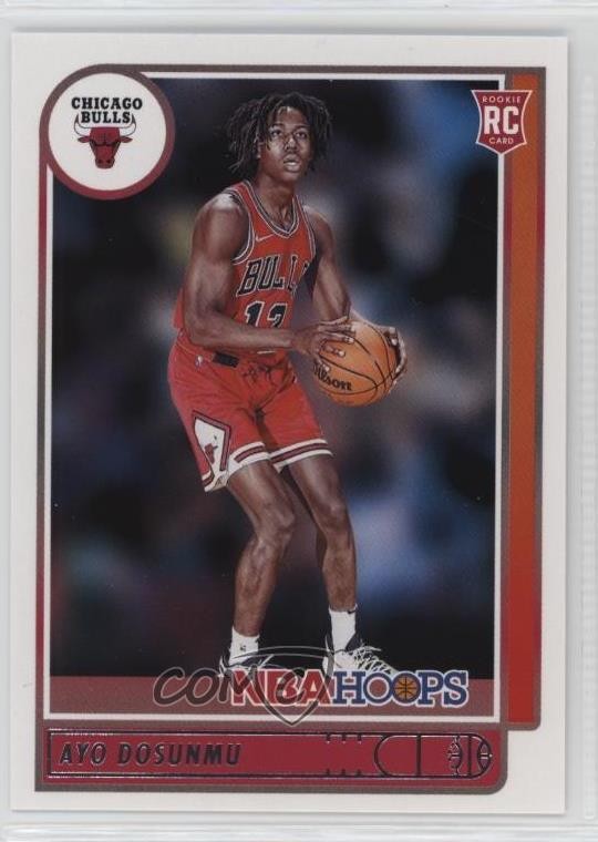 2021-22 Panini NBA Hoops Rookies Ayo Dosunmu #240 00jz