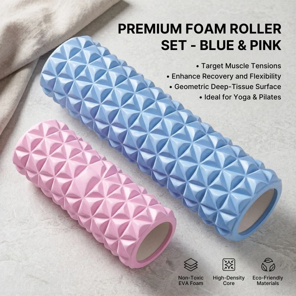 3D EVA Foam Massage Roller Yoga Muscle Recovery Fitness Exercise Roller
Opens in a new window or tab