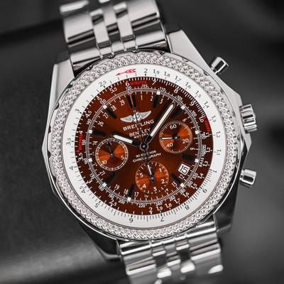 Breitling for Bentley A25362 Havana Dial Excellent Condition 48.7mm Rare*