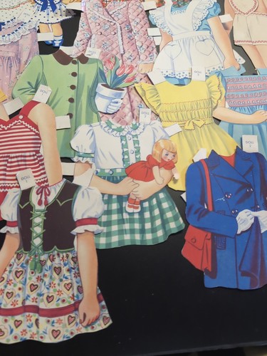 Vtg Original MARGARET O'BRIEN Paper Dolls 1940s Dolls Clothes Accessories CUT - Picture 9 of 12