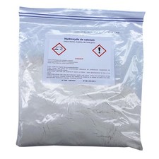 sac de 500g chaux éteinte grise en poudre pour travaux, jardinage