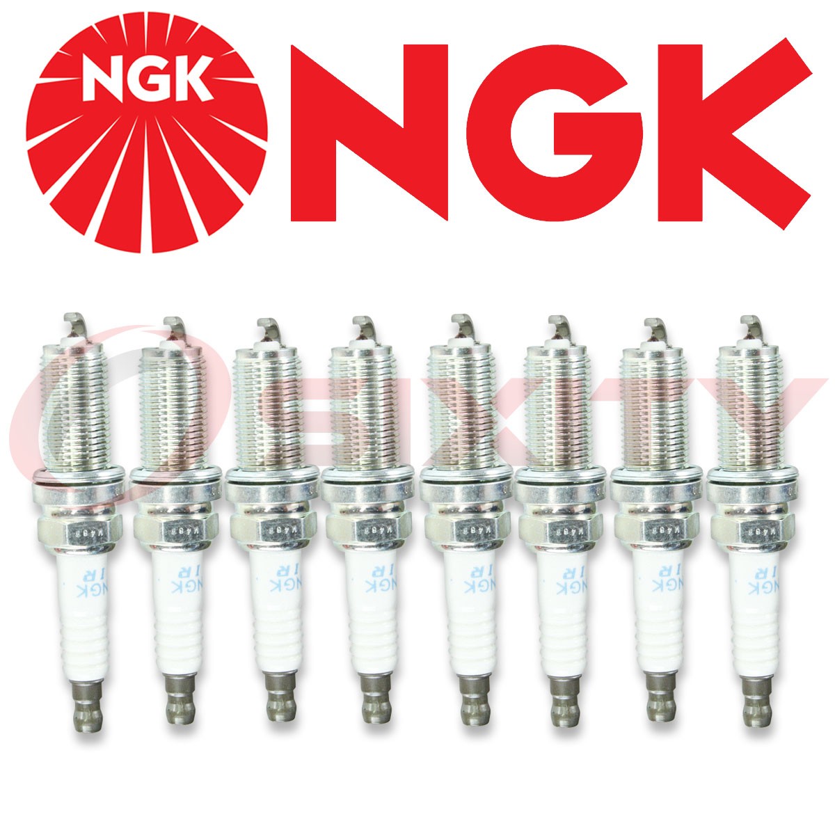 8 PCS NGK Laser Iridium Resistor Performance Power Spark Plugs ILFR6J11K # 4458