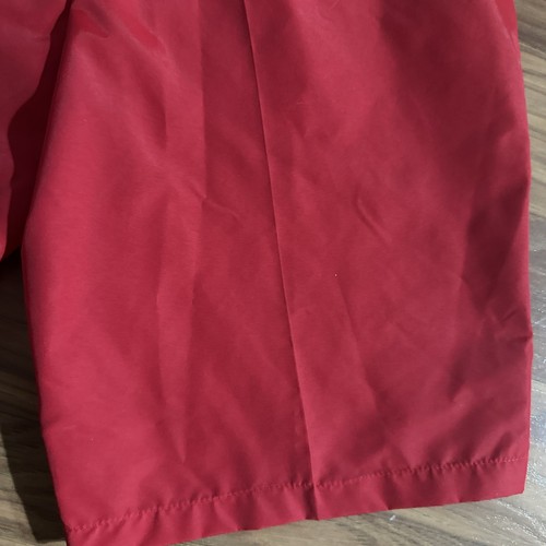 Vintage Weekender Nylon Swim Trunks Mens Large Red 90s Beach Shorts Made USA - Picture 19 of 20