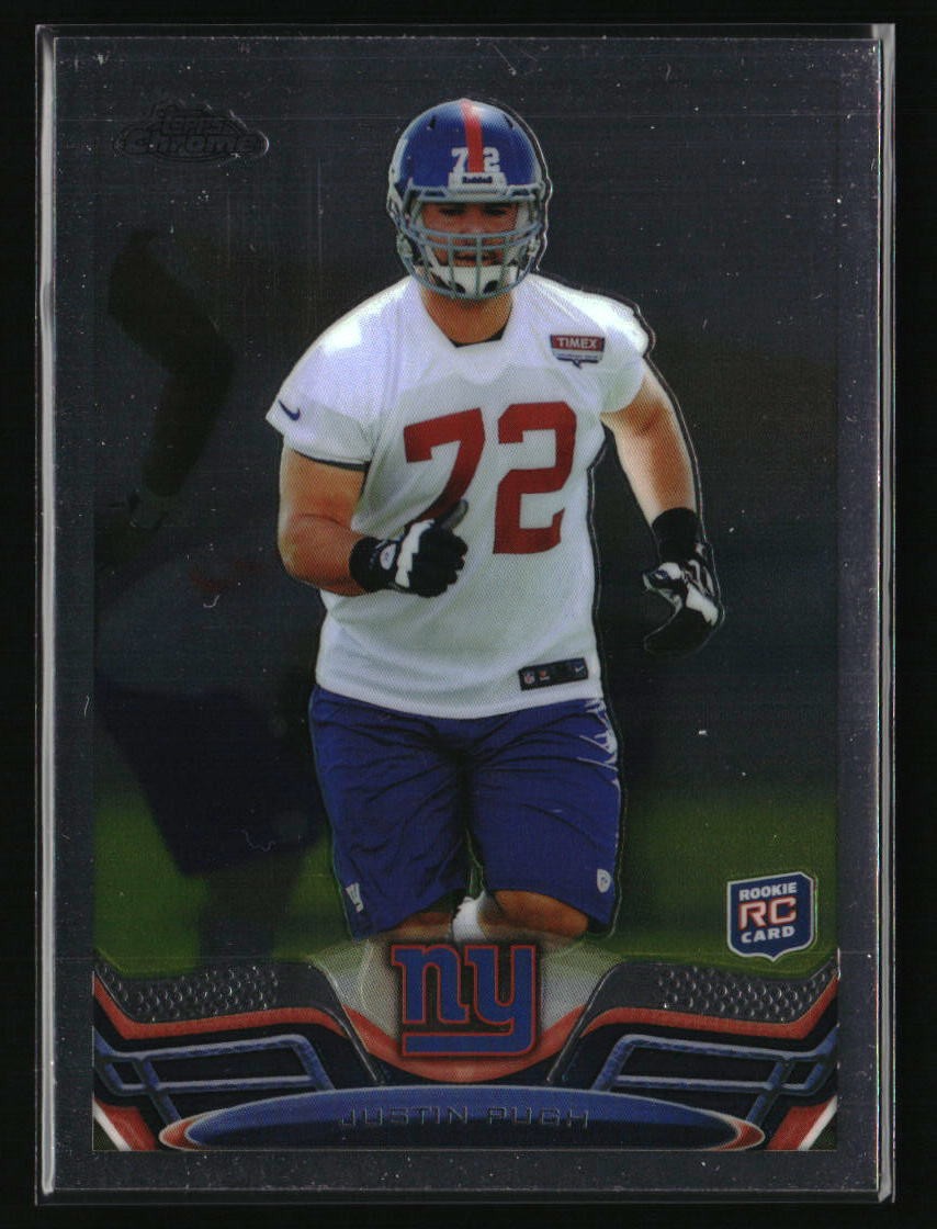Justin Pugh Topps Chrome #49 Base