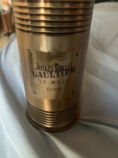 Jean Paul Gaultier Le Male Elixir Spray Men's Fragrance Bottle and Tin