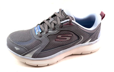 Skechers 150219 Charcoal Multi Flex Appeal 5.0 Lace Up Sneaker