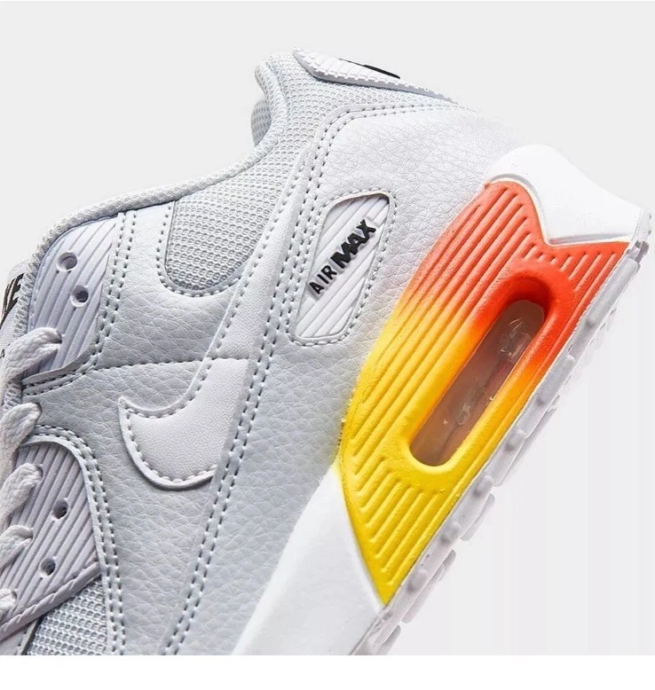 Tênis infantil Nike Air Max 90 NN (GS) grande platina pura/branco HF5181-001 tamanho 6Y - Imagem 3 de 4