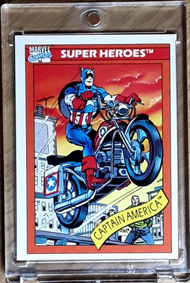1990 Marvel Universe Karte 31 Captain America.
