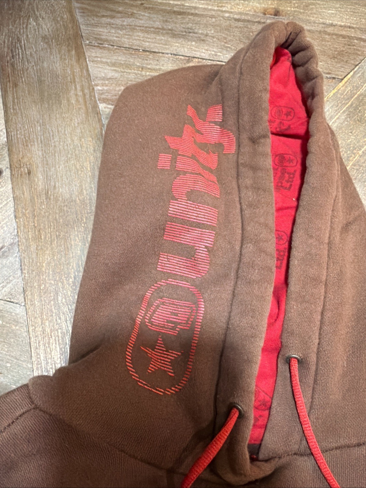 Planet Eclipse Unity Pullover Brown Hoodie Long S… - image 9