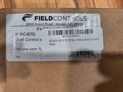 6'' Draft Control with Collar. 6'' RC-STD. 02722701. Field Contols