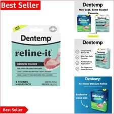 Denture Reline Kit Value Pack - Advanced Formula for Secure & Comfortable Fit