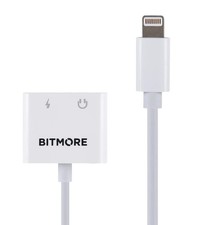 Bitmore Carbon Neutral MFi Light-ning Splitter Audio & Charging Adapter