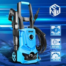 1813 PSI 1.45 GPM High-Pressure Electric Power Cleaner Car Washer Machine Blue