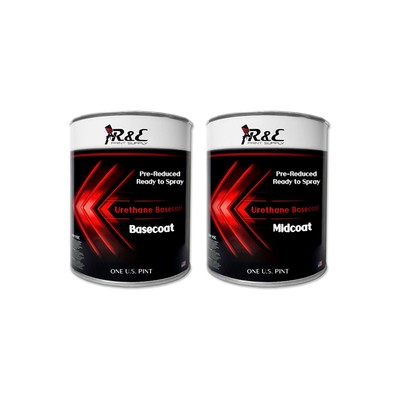 Automotive Paint for Mitsubishi W13, Diamond White Pearl, Tri-Coat
