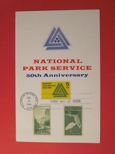National Park Service First Day Issue Stamps