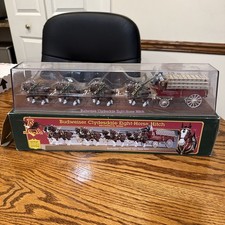 ERTL Collectibles Budweiser Clydesdale Eight-Horse Hitch B576 Mechanical Bank