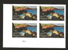 US Scott #5456, Plate Block #P1111 2020 Maine VF MNH Lower Left