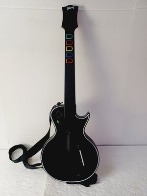 XBOX 360 Wireless Gibson Les Paul Guitar Hero Controller Red Octane Working