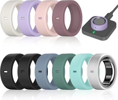 10 Pack Ring Cover Compatible with Oura Ring Gen 4/4 Ceramic, Oura Ring 3 Horizo