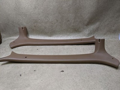 Pair A Pillar Cover Trim Brown Left Right Fits 1987-1991 FORD F150 PICKUP TRUCK