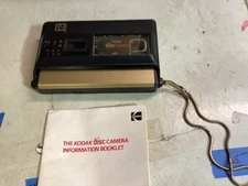 📸 Vintage Kodak Disc 8000 Camera – 1980s Premium Point & Shoot & Minolta 430ex