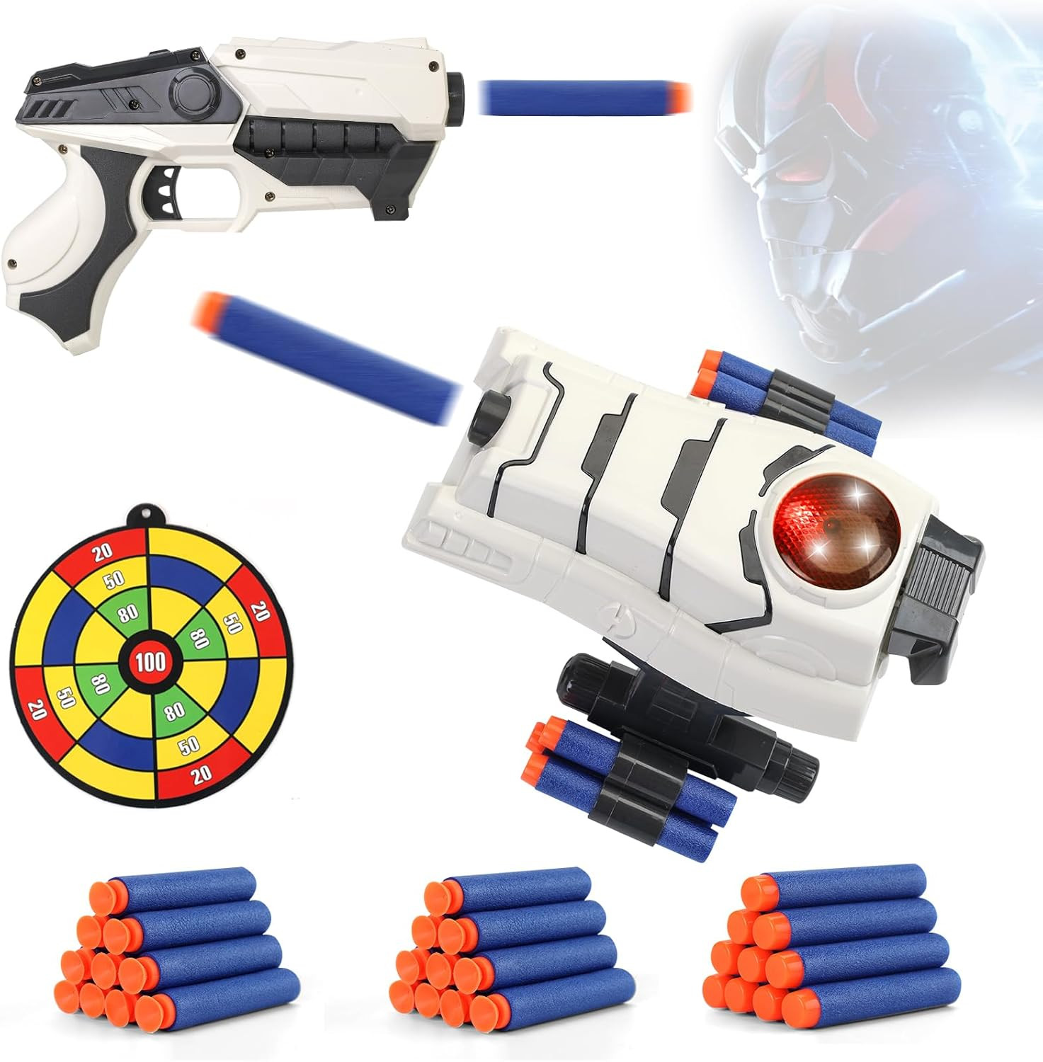 Foam Blaster For 5 6 7 8 9 + Year Old Boys, Superh