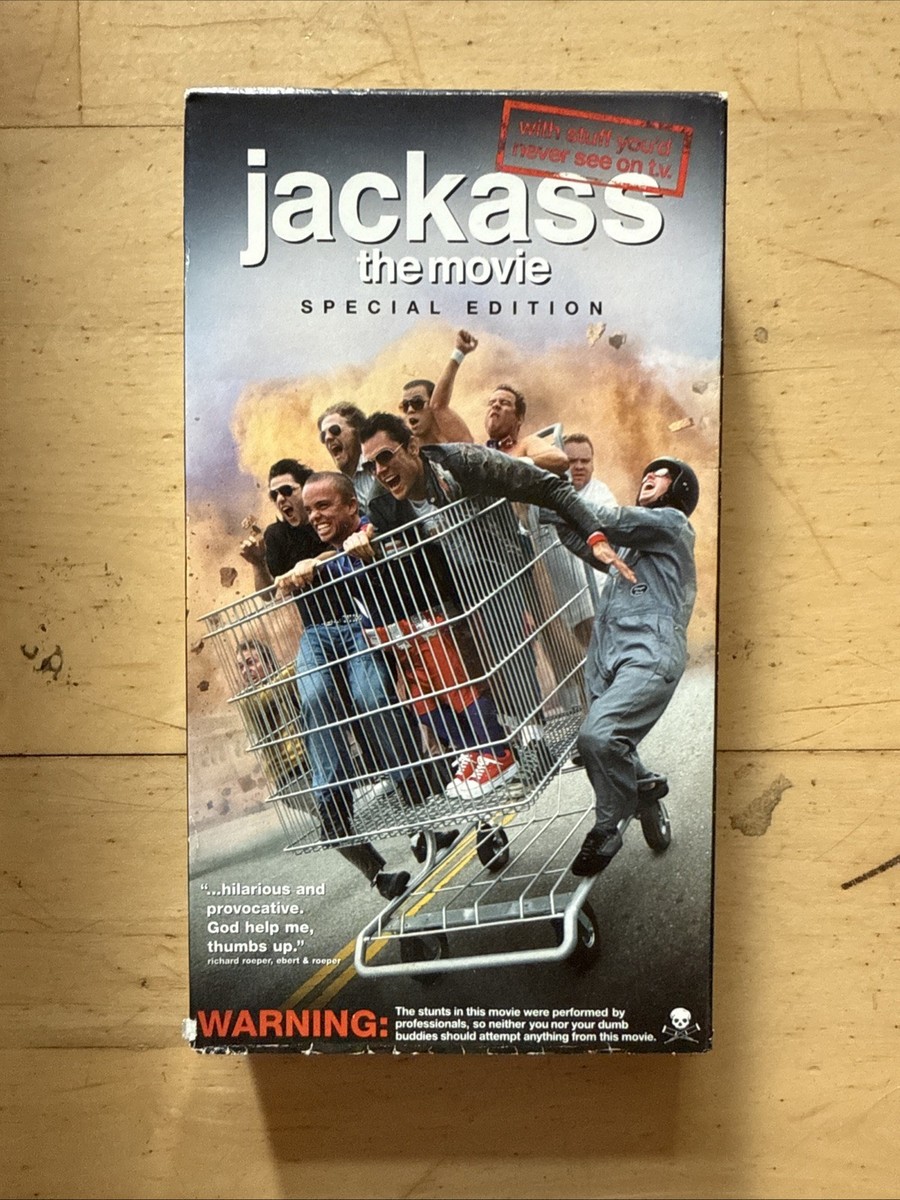 Jackass The Movie Special Edition - VHS 2003 Johnny Knoxville