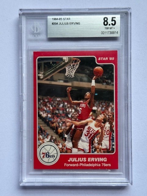 1984-85 Star - Julius Erving #204 BGS 8.5