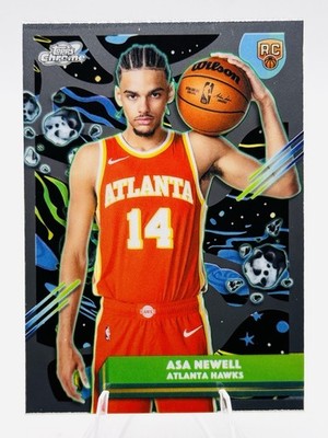 ASA NEWELL RC - ROOKIE COSMIC BASE #87 - 2025-26 Topps Chrome HAWKS