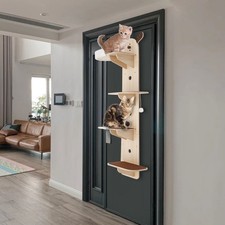 4 Levels Cat Ladder,door Hanging Cat Tree, Door Mounted Cat Climbing Frame