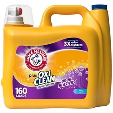 Liquid Laundry Detergent Odor Blasters Stain Fighters 160 Loads Fresh Burst New
