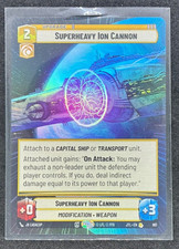 Superheavy Ion Cannon Foil Star Wars Unlimited JTL-EN 961