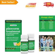 A Health Pinworm Treatment: Family Pack 2oz Oral Suspension, Banana Flavor