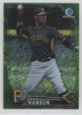 2016 Bowman Chrome Prospects Green Shimmer Refractor 26/99 Alen Hanson 0rf