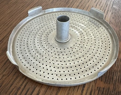 Vintage Pyrex Flameware 6-Cup Percolator Aluminum Strainer Base Part 7756-B ONLY