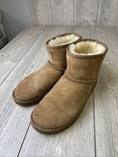 UGG Womens Classic Mini Bootie Chestnut Size 8
