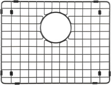 Sinks Protector Matte Black 304 Stainless Steel Kitchen Sink Bottom Grid, Rack