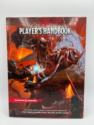 D&D Dungeons & Dragons Player's Handbook 2018  Hardcover Reference Book