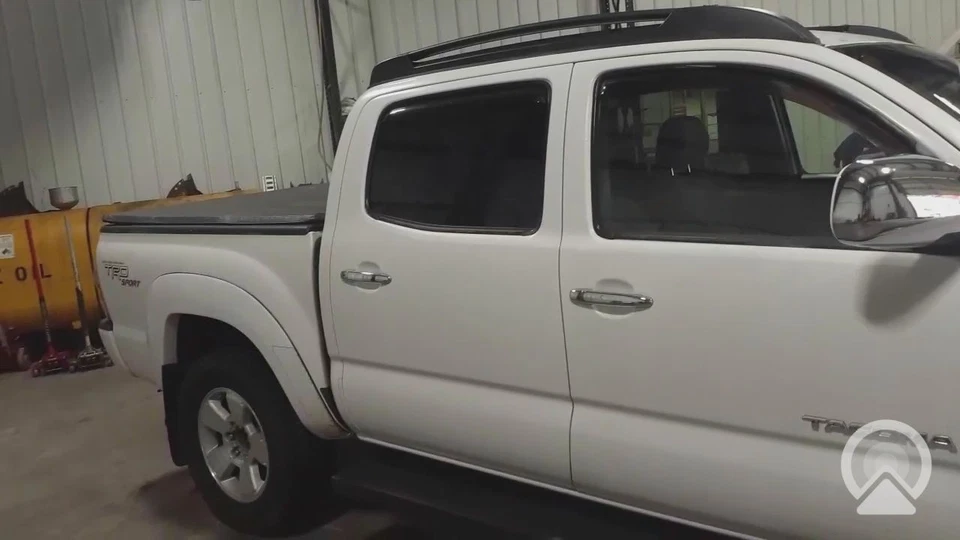 Toyota Tacoma 2005-15 doble cabina pasajero derecho conjunto puerta trasera eléctrica súper blanco-40 Foto 2 de 3