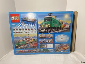 Lego 7898 Green CARGO TRAIN DELUXE Remote Control RC Box Track Manuals - Nice!