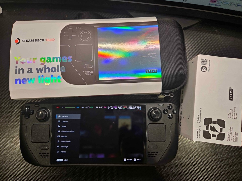 Valve Steam Deck OLED 512GB Console Portatile Nera - Ottima