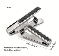Money Clip - Sliding inserts for increased tension, clip maintains tension 