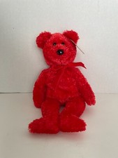 ty Beanie Baby - SIZZLE, the Valentine's Bear, MWMT 2001